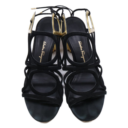 Salvatore Ferragamo Suede Leather Strap Sandals Shoes