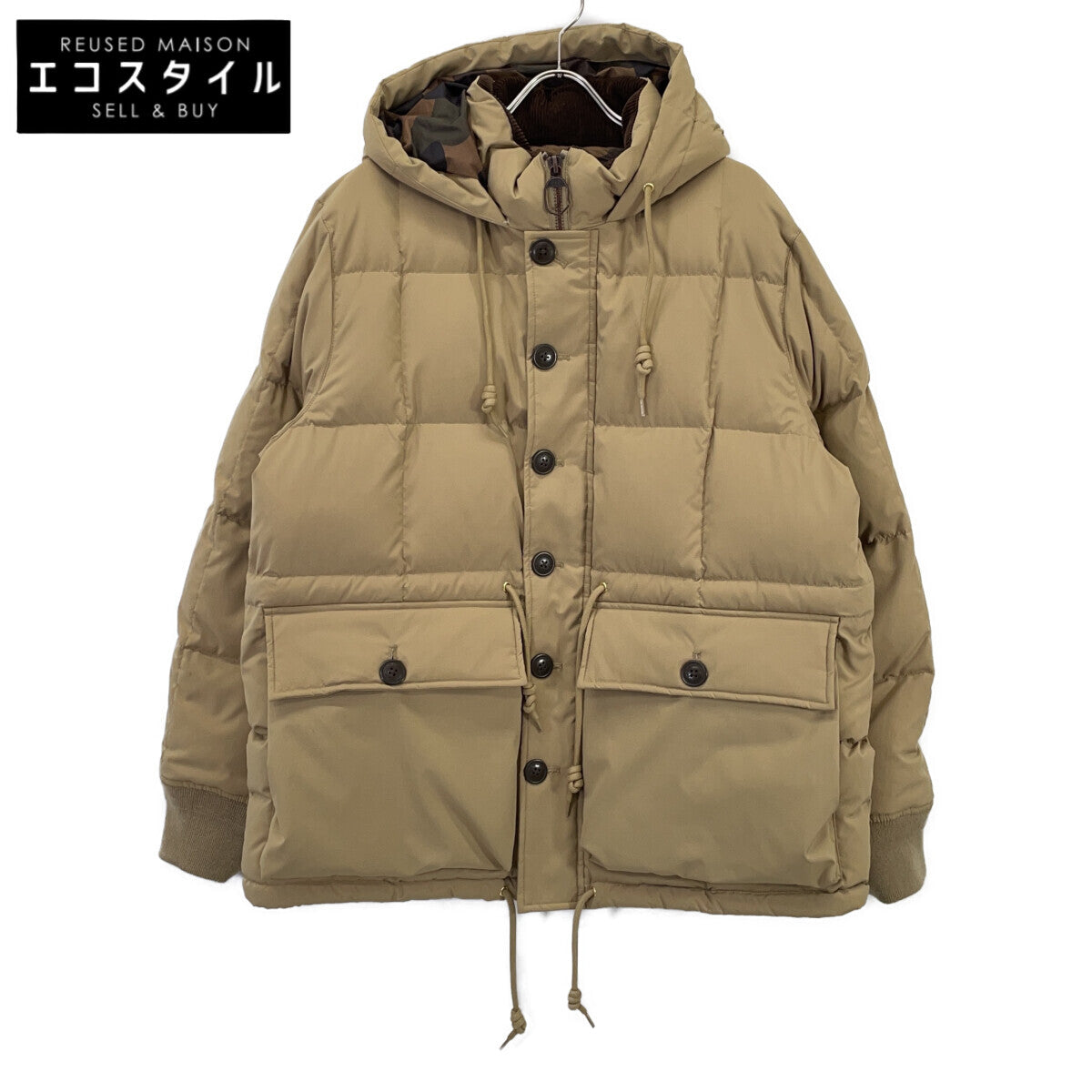 A BATHING APE BAPE 米色 007DNK801302M 羽绒服 夹克 M