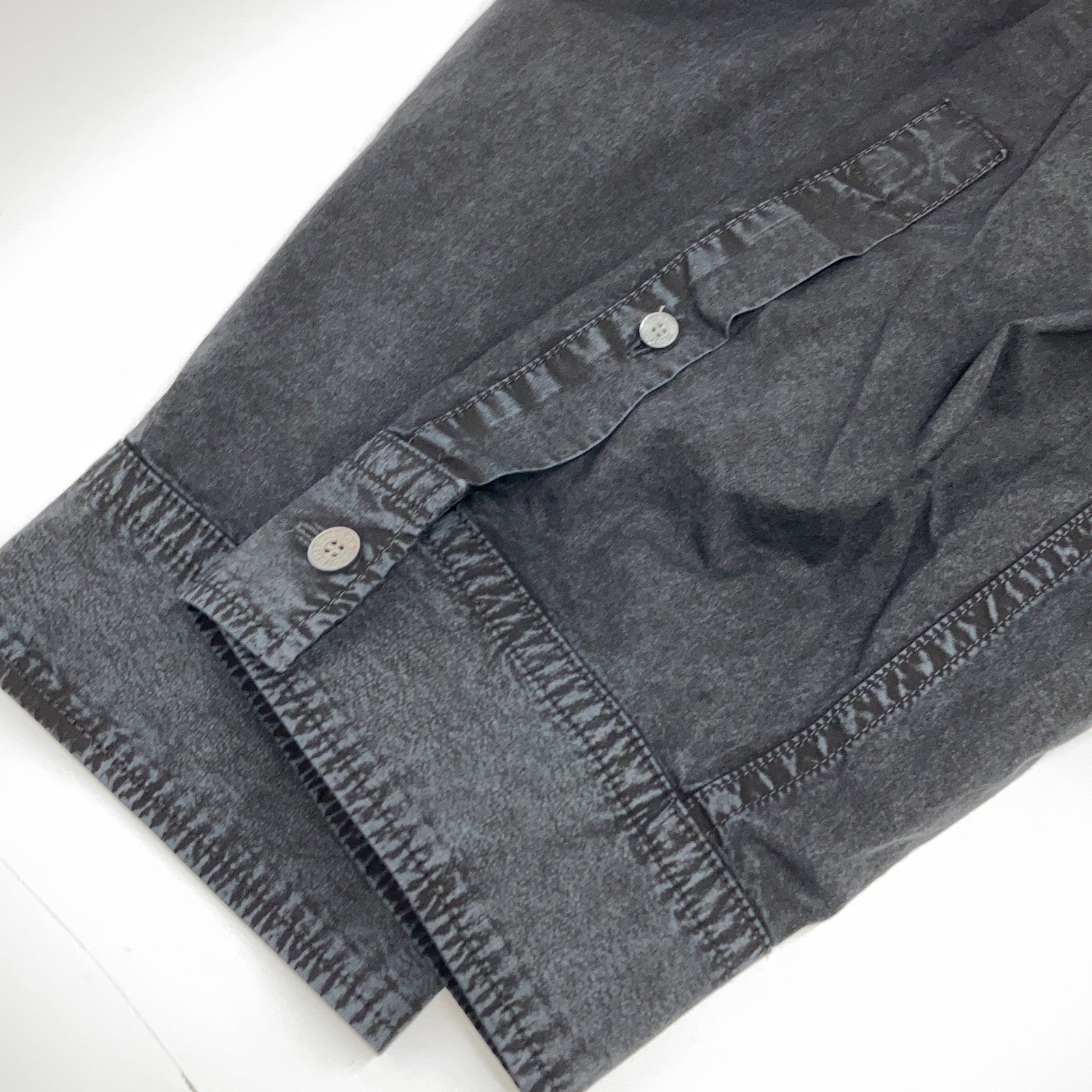 ACNE STUDIOS Black FN-MN-SHIR000861 Garment-Dyed Hoodie Shirt Top