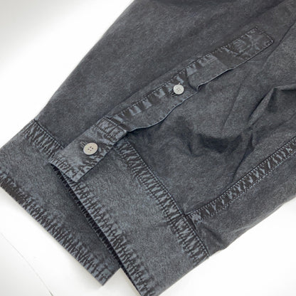 ACNE STUDIOS Black FN-MN-SHIR000861 Garment-Dyed Hoodie Shirt Top