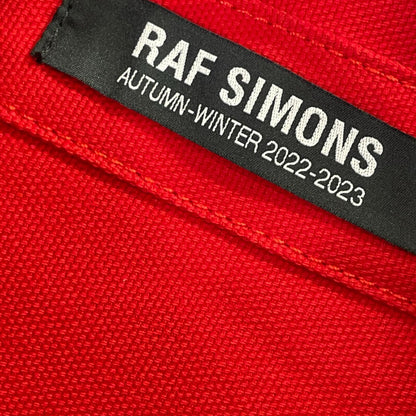 RAF SIMONS ラフシモンズ 222-M244-10080-4030 オーバーサイズバイカラーデニムシャツ トップス