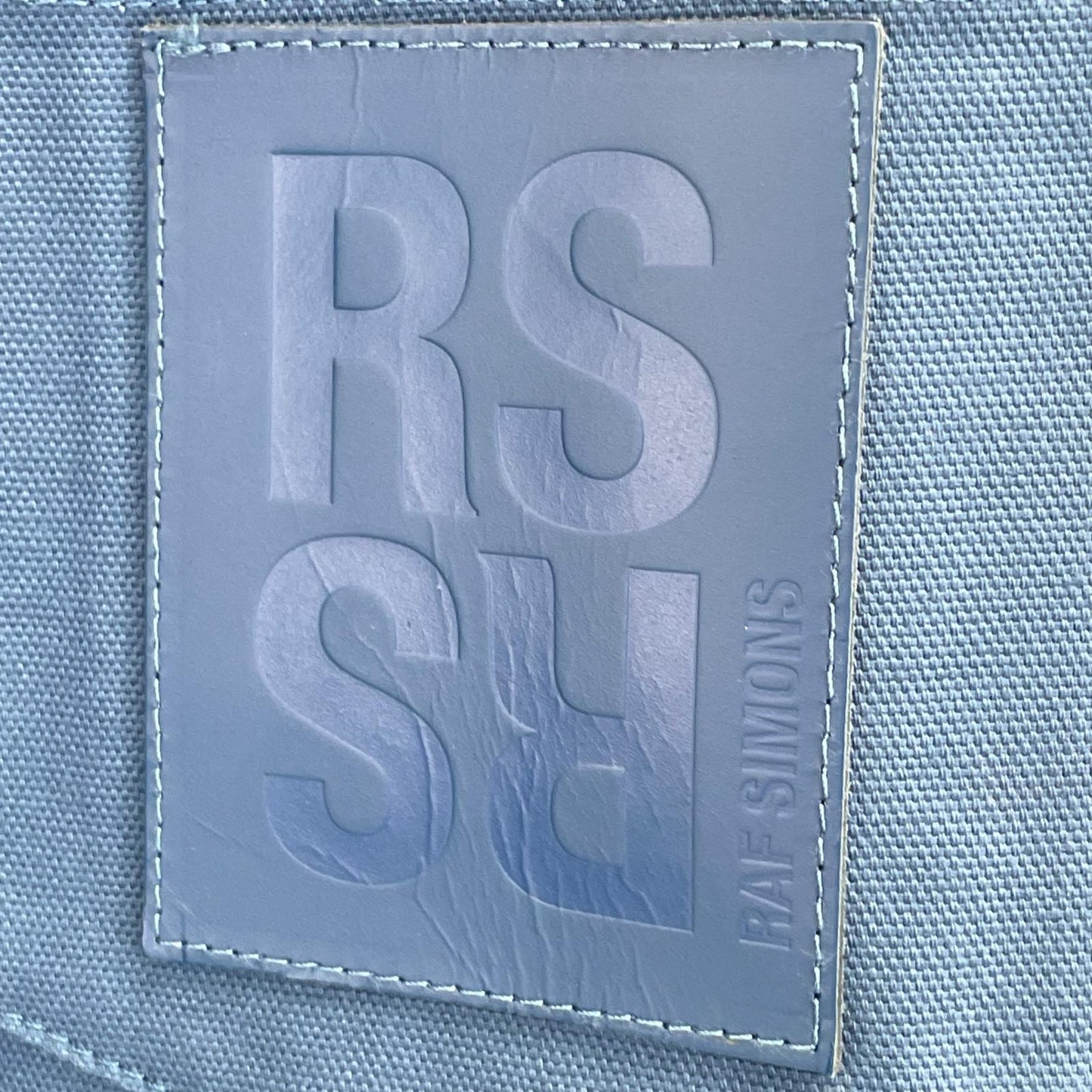 RAF SIMONS ラフシモンズ 222-M244-10080-4030 オーバーサイズバイカラーデニムシャツ トップス