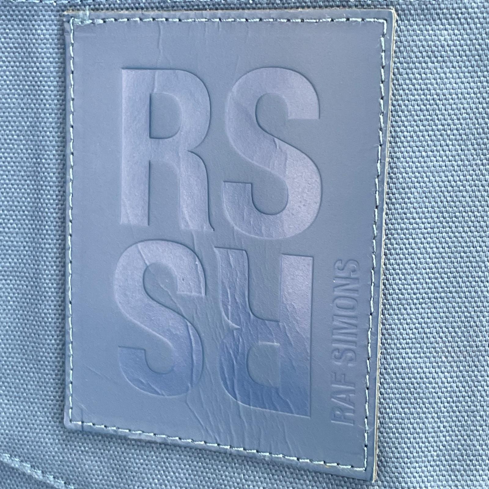 RAF SIMONS ラフシモンズ 222-M244-10080-4030 オーバーサイズバイカラーデニムシャツ トップス