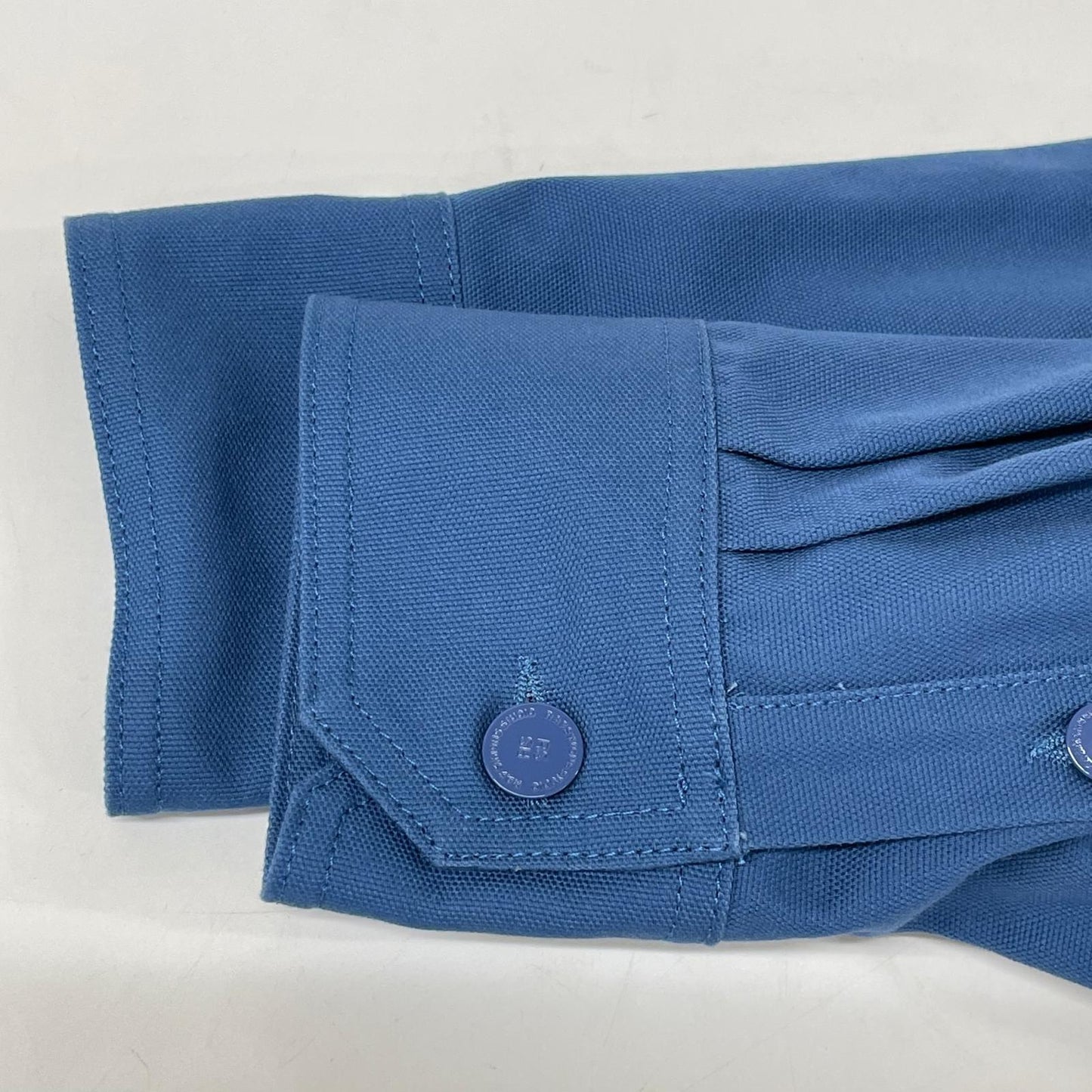 RAF SIMONS ラフシモンズ 222-M244-10080-4030 オーバーサイズバイカラーデニムシャツ トップス