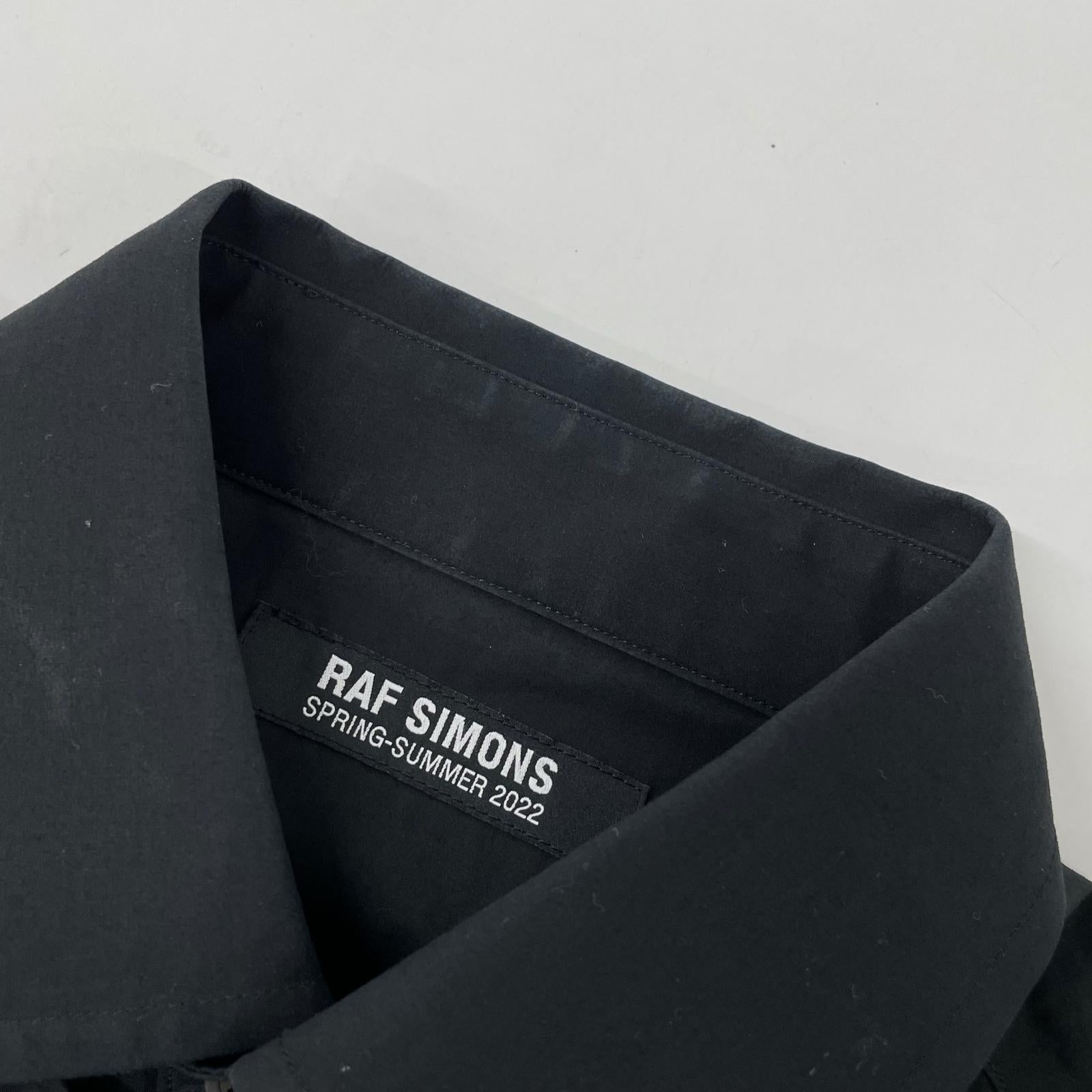 RAF SIMONS ラフシモンズ MOD.221-247A オーバーサイズショートスリーブシャツ トップス