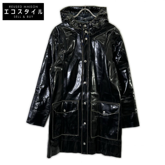 STUTTERHEIM ストゥッテルハイム ×MARNI ブラック パテント レインコート コート