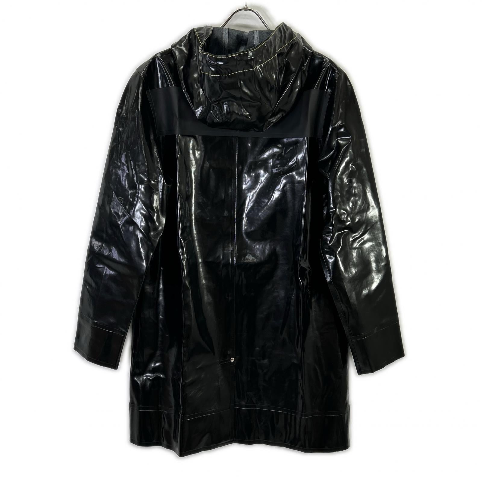 STUTTERHEIM x MARNI Black Patent Raincoat