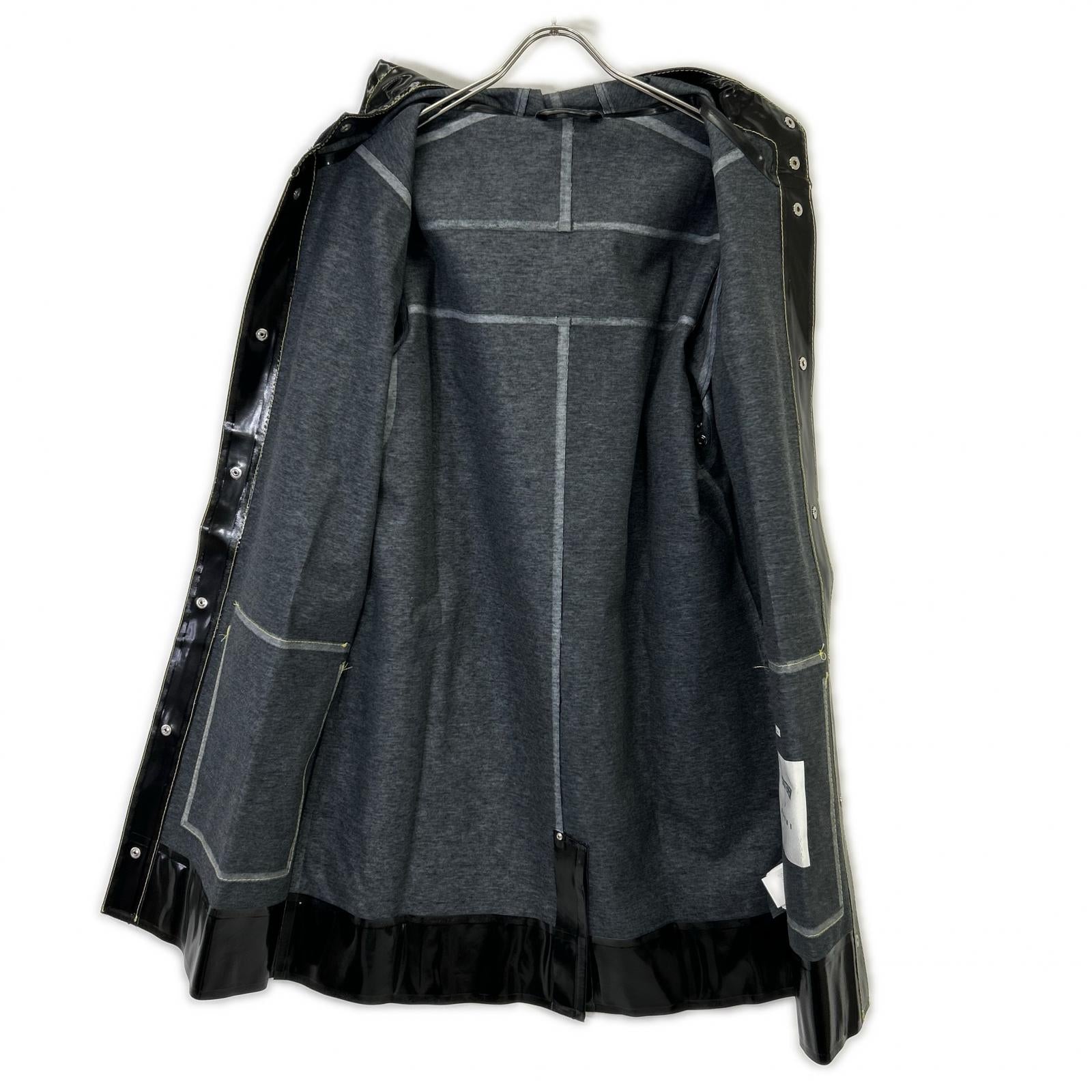STUTTERHEIM x MARNI Black Patent Raincoat