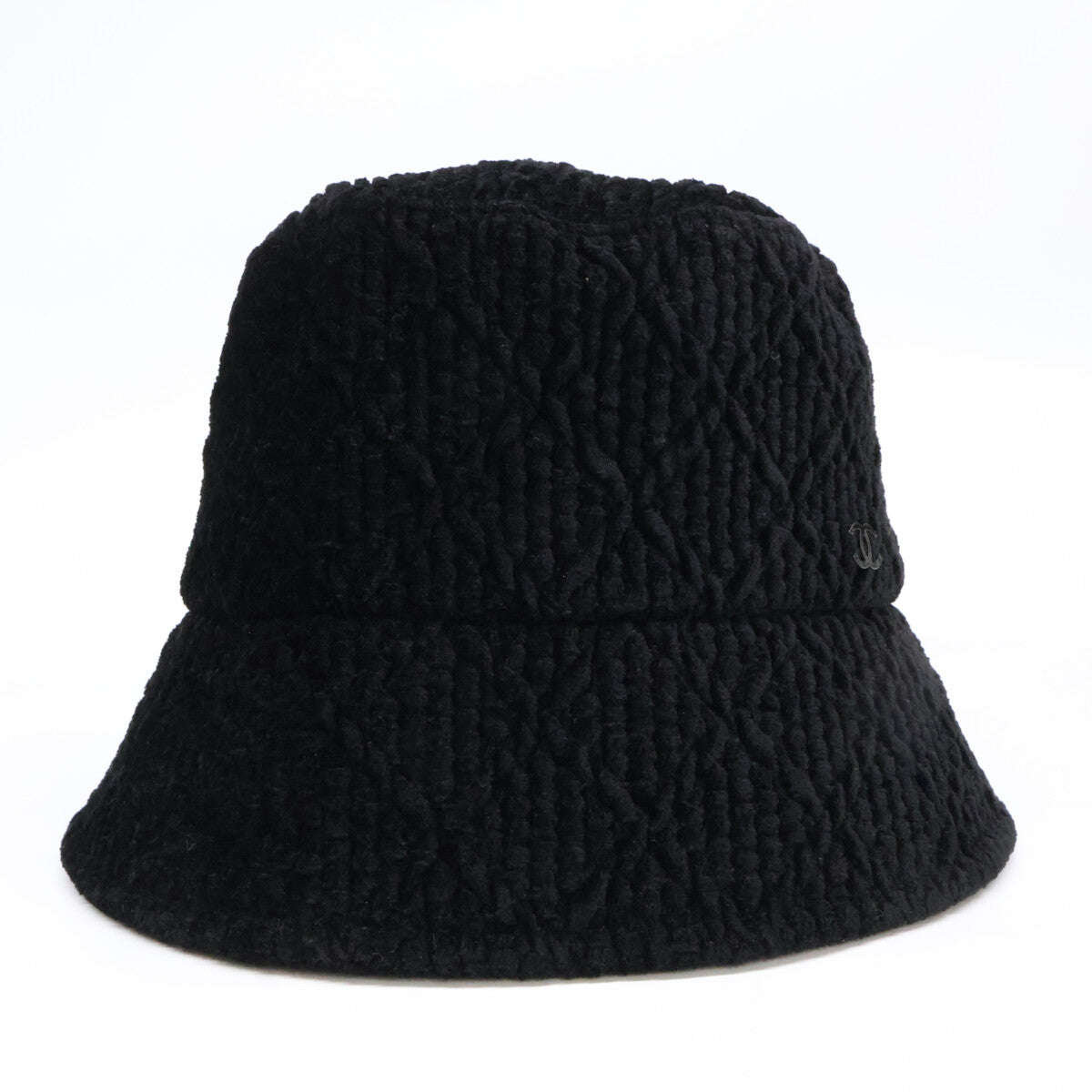 CHANEL Coco Mark Viscose Bucket Hat