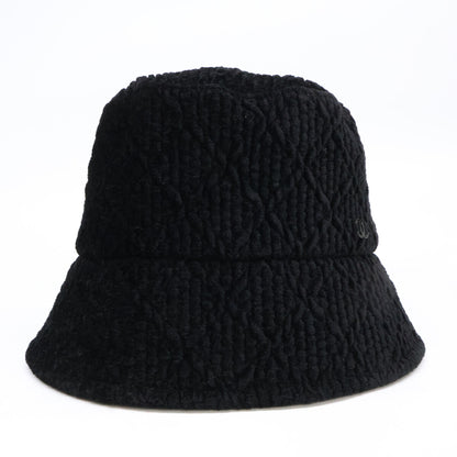 CHANEL Coco Mark Viscose Bucket Hat