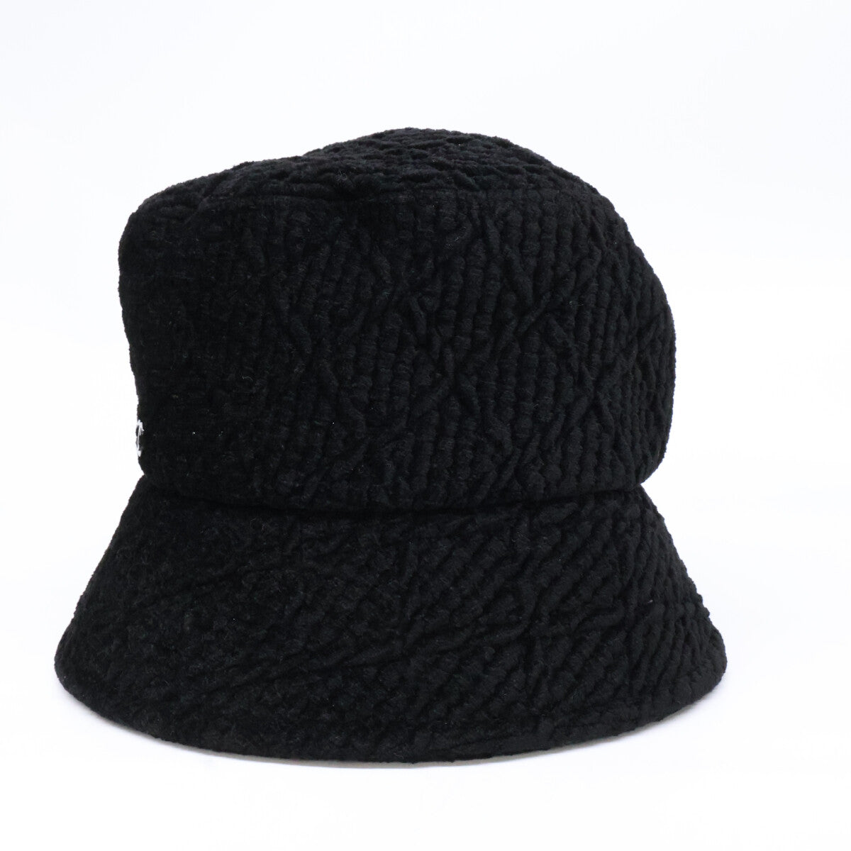CHANEL Coco Mark Viscose Bucket Hat