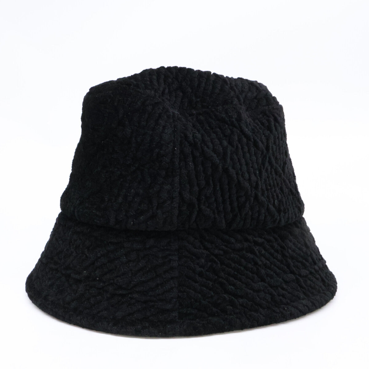 CHANEL Coco Mark Viscose Bucket Hat