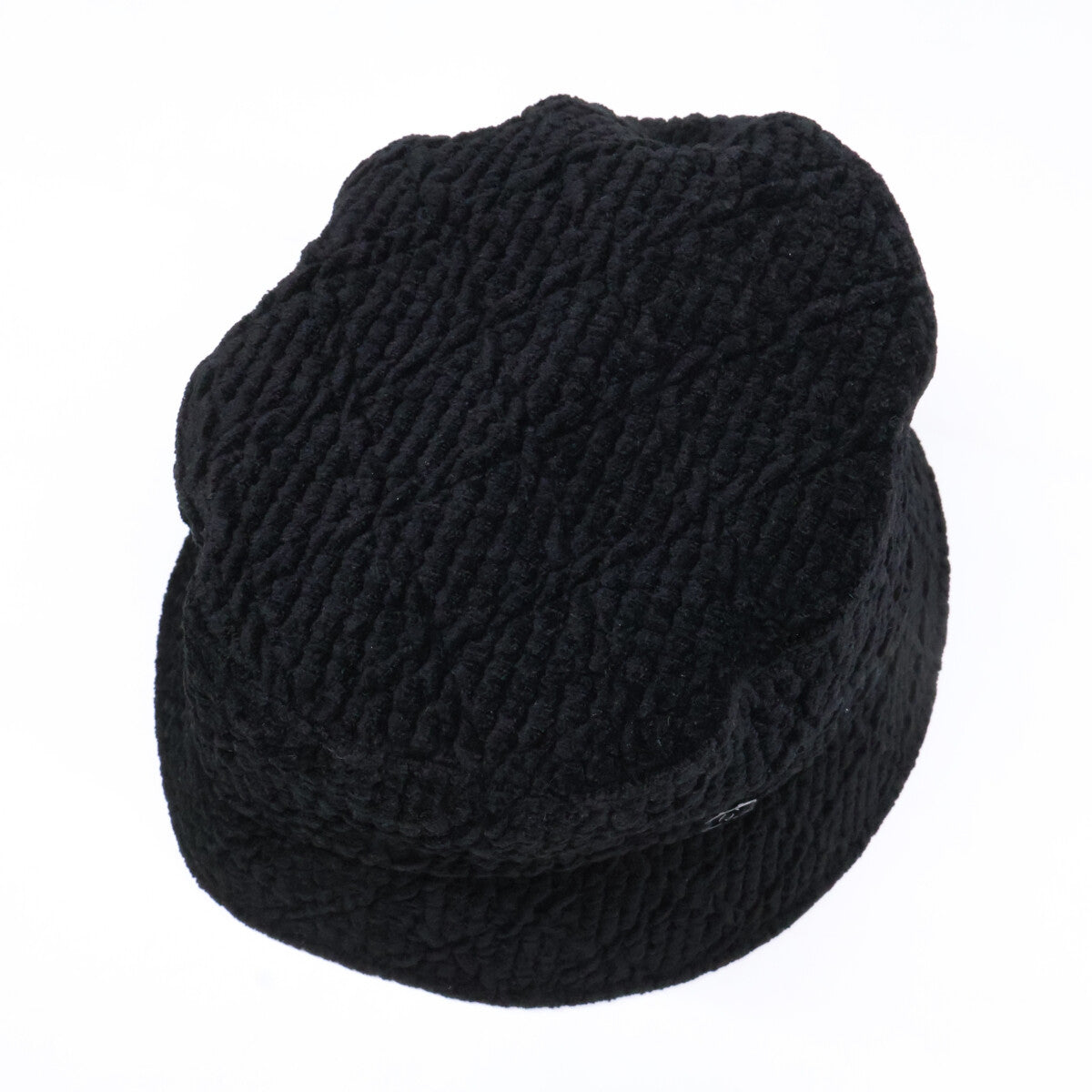 CHANEL Coco Mark Viscose Bucket Hat