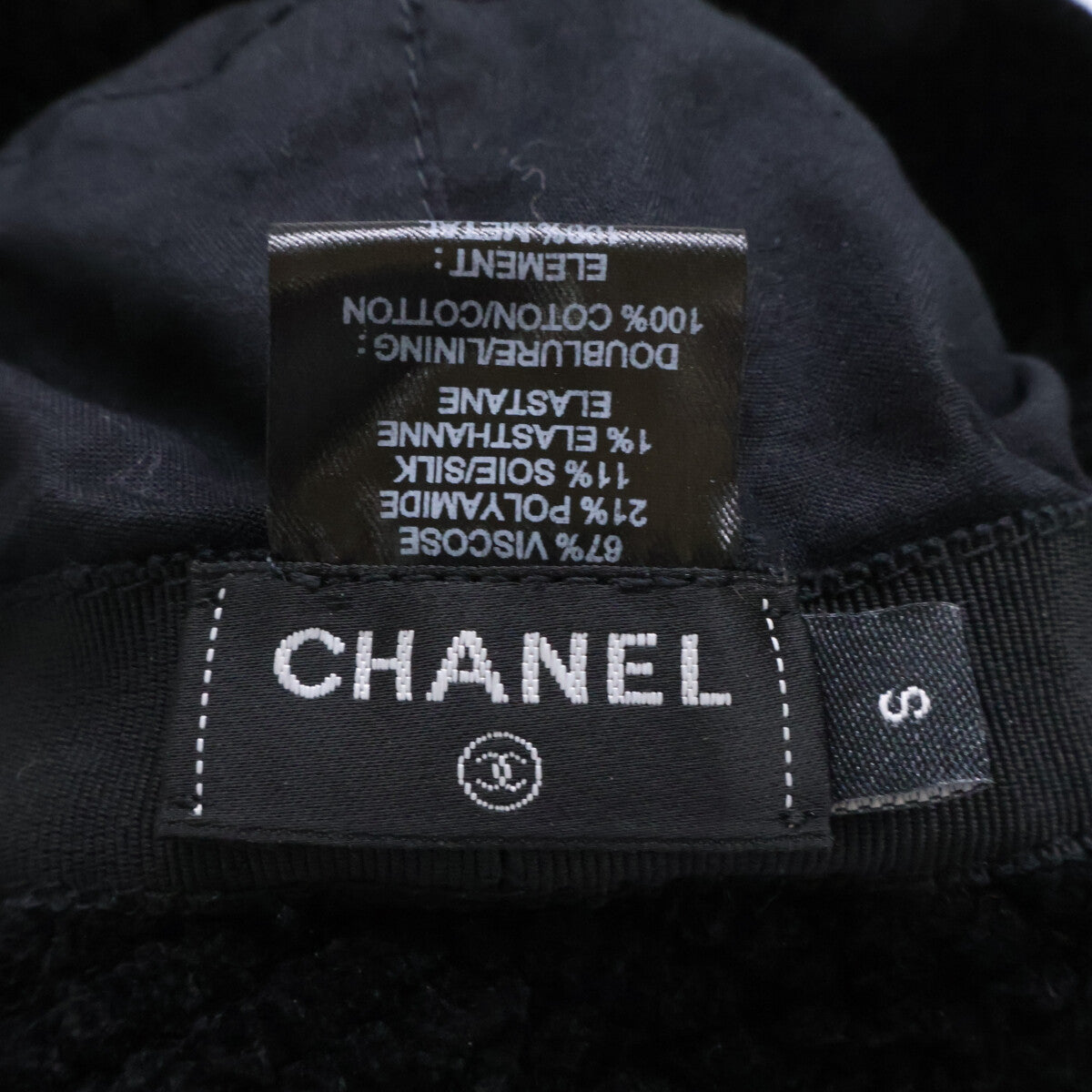 CHANEL Coco Mark Viscose Bucket Hat