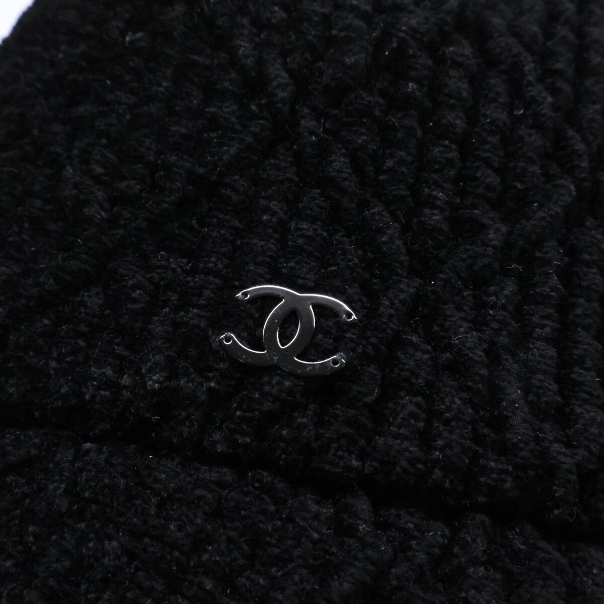 CHANEL Coco Mark Viscose Bucket Hat