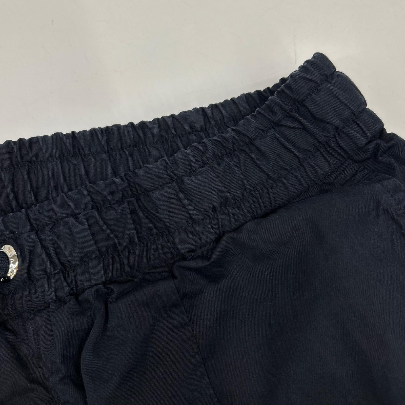 DOLCE&GABBANA ドルチェアンドガッバーナ ネイビー GKP0ET コットンシルク イージーパンツ ボトムス