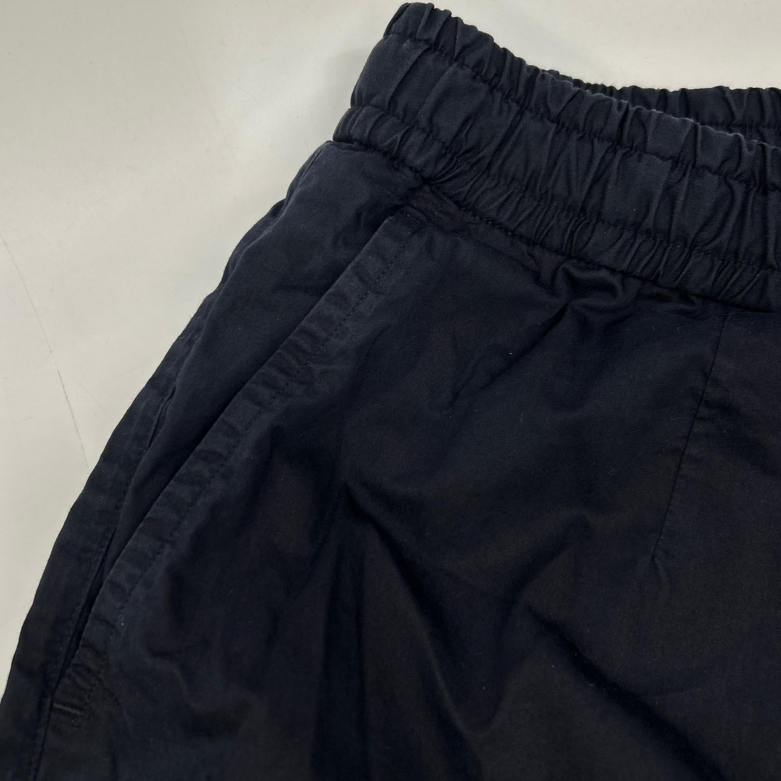 DOLCE&GABBANA ドルチェアンドガッバーナ ネイビー GKP0ET コットンシルク イージーパンツ ボトムス