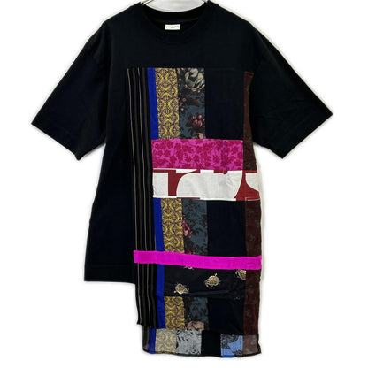 DRIES VAN NOTEN ドリスヴァンノッテン 【美品】パッチワーク フラッグ Tシャツ トップス
