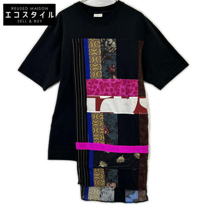 DRIES VAN NOTEN ドリスヴァンノッテン 【美品】パッチワーク フラッグ Tシャツ トップス