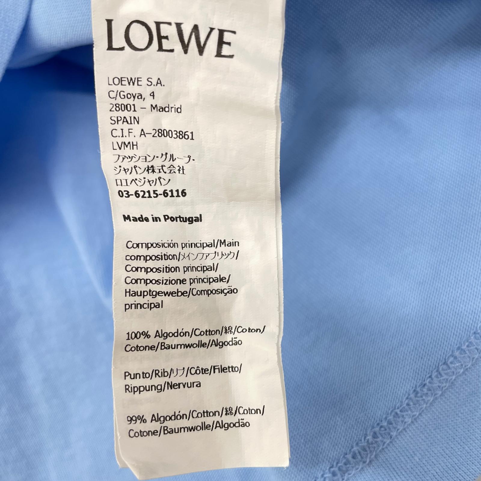 LOEWE 【Mint/Domestic Retail】H526Y22J67 Puzzle Design Short Sleeve T-Shirt Top