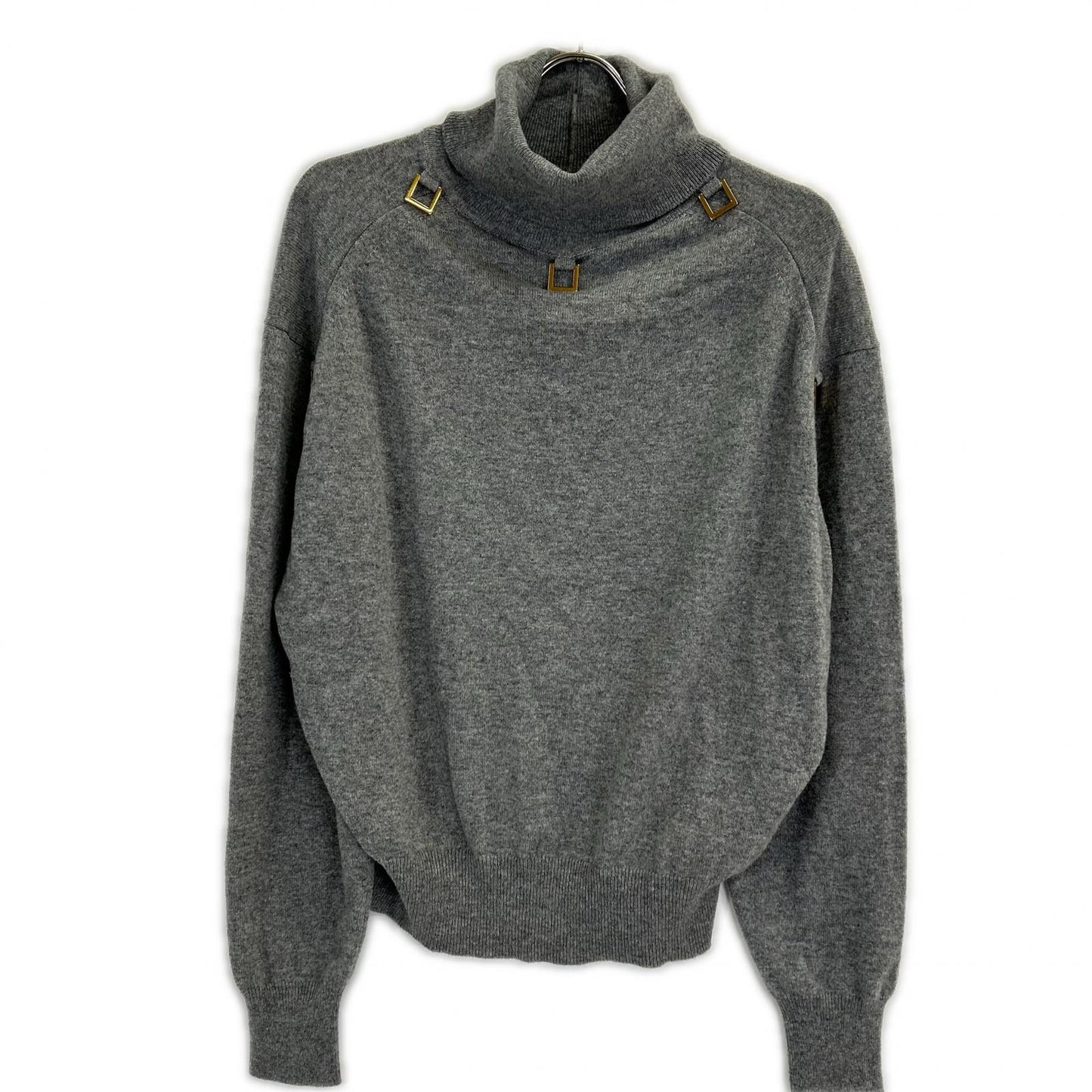 LOUIS VUITTON Louis Vuitton [Excellent/Domestic Authentic] RW222B TL8 FNKL92 D-Ring Turtleneck Knit Sweater Top