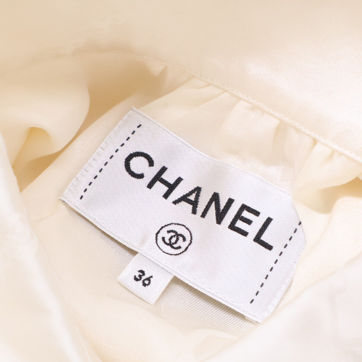 CHANEL シャネル P73352V65071 23クルーズ ライオンボタン ウエストボタン シルク100％ ワンピース