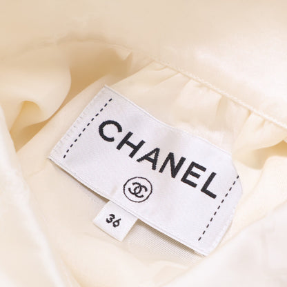 CHANEL シャネル P73352V65071 23クルーズ ライオンボタン ウエストボタン シルク100％ ワンピース