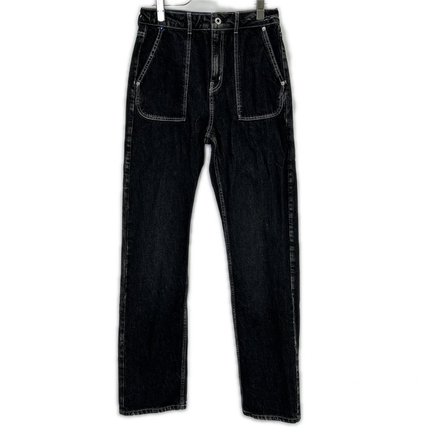 KARL LAGERFELD カール ラガーフェルド ブラック 240J1105 ベイカータイプ ストレートデニム ボトムス