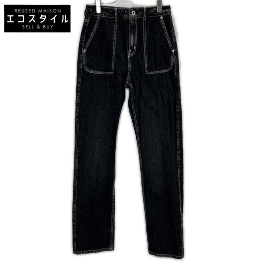 KARL LAGERFELD カール ラガーフェルド ブラック 240J1105 ベイカータイプ ストレートデニム ボトムス