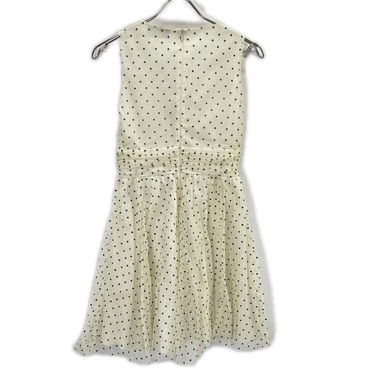 RED VALENTINO Ivory 1R3VAEZ56J3 Polka Dot Tulle Dress