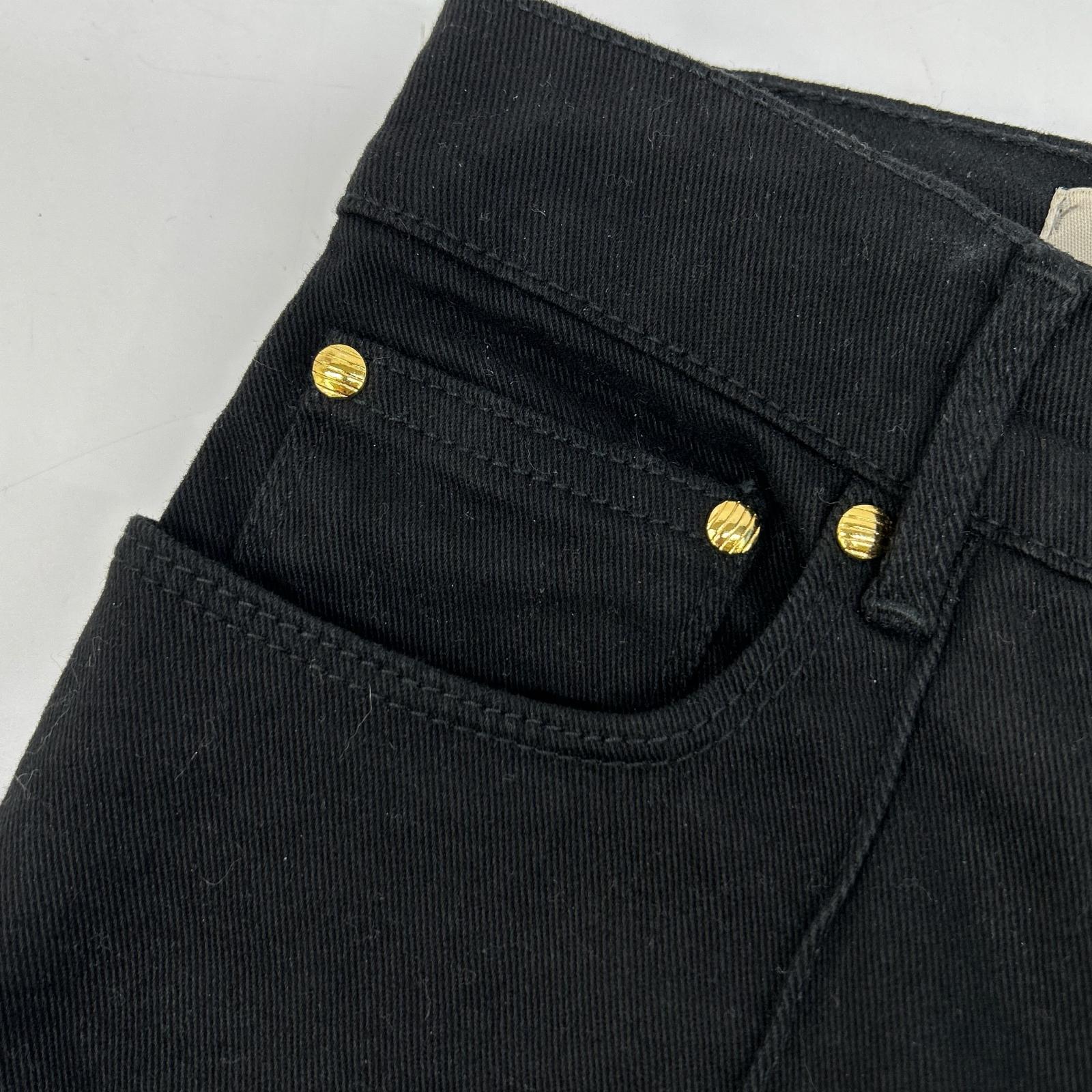 AMAPO アマポ ブラック コットン フレアパンツ ボトムス