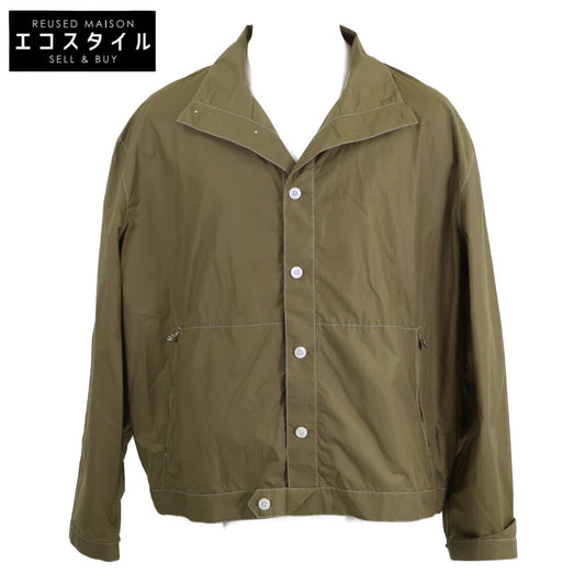 HERMES エルメス 【美品/国内正規】H556100H4 コットンナイロン スタンドカラー シャツジャケット ジャケット