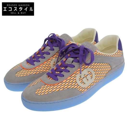 GUCCI グッチ 未使用 G75 スニーカー シューズ メンズ オレンジ 9 1/2 832463 シューズ 9 1/2