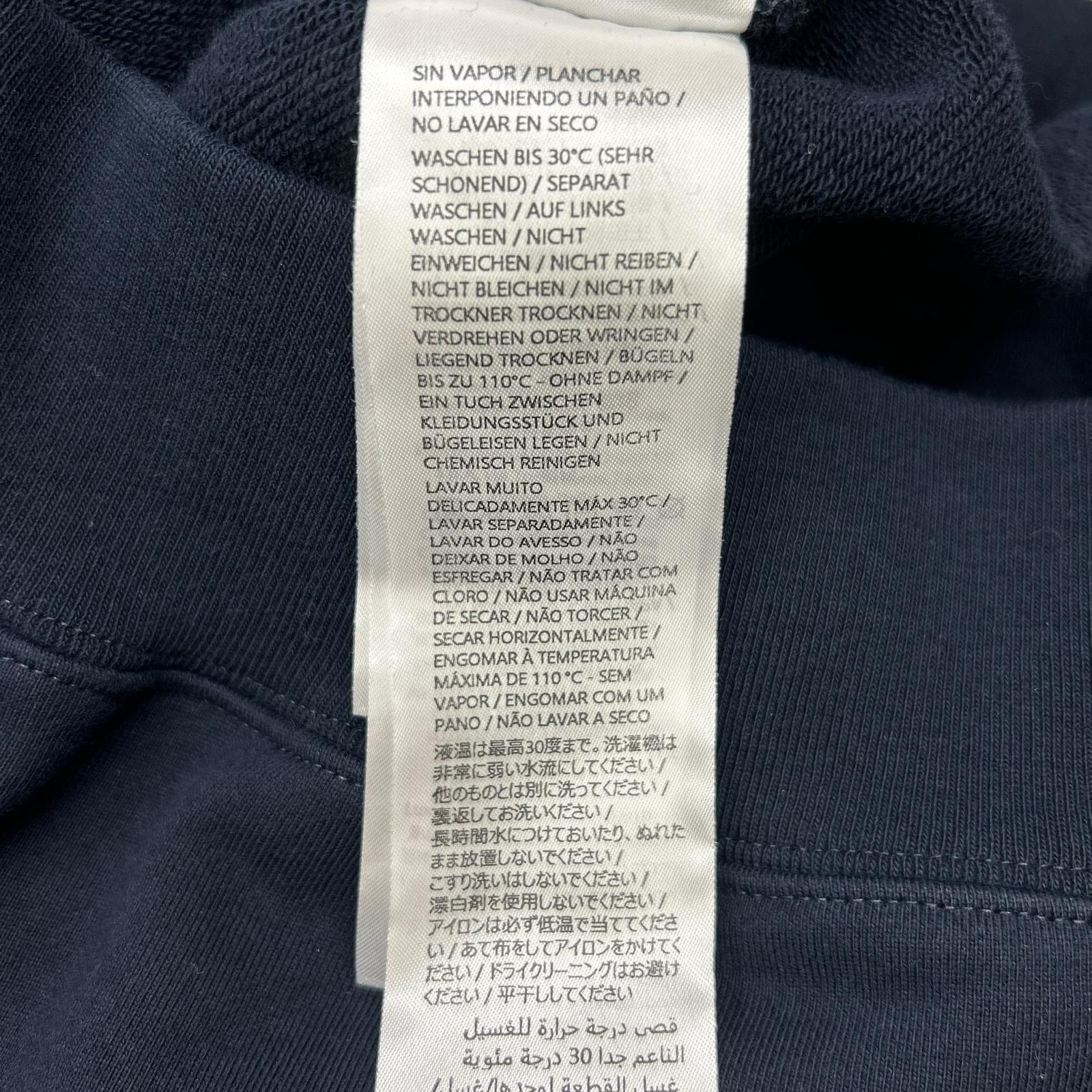 GUCCI 古驰 海军蓝 788771 Script徽标运动连帽衫 上衣