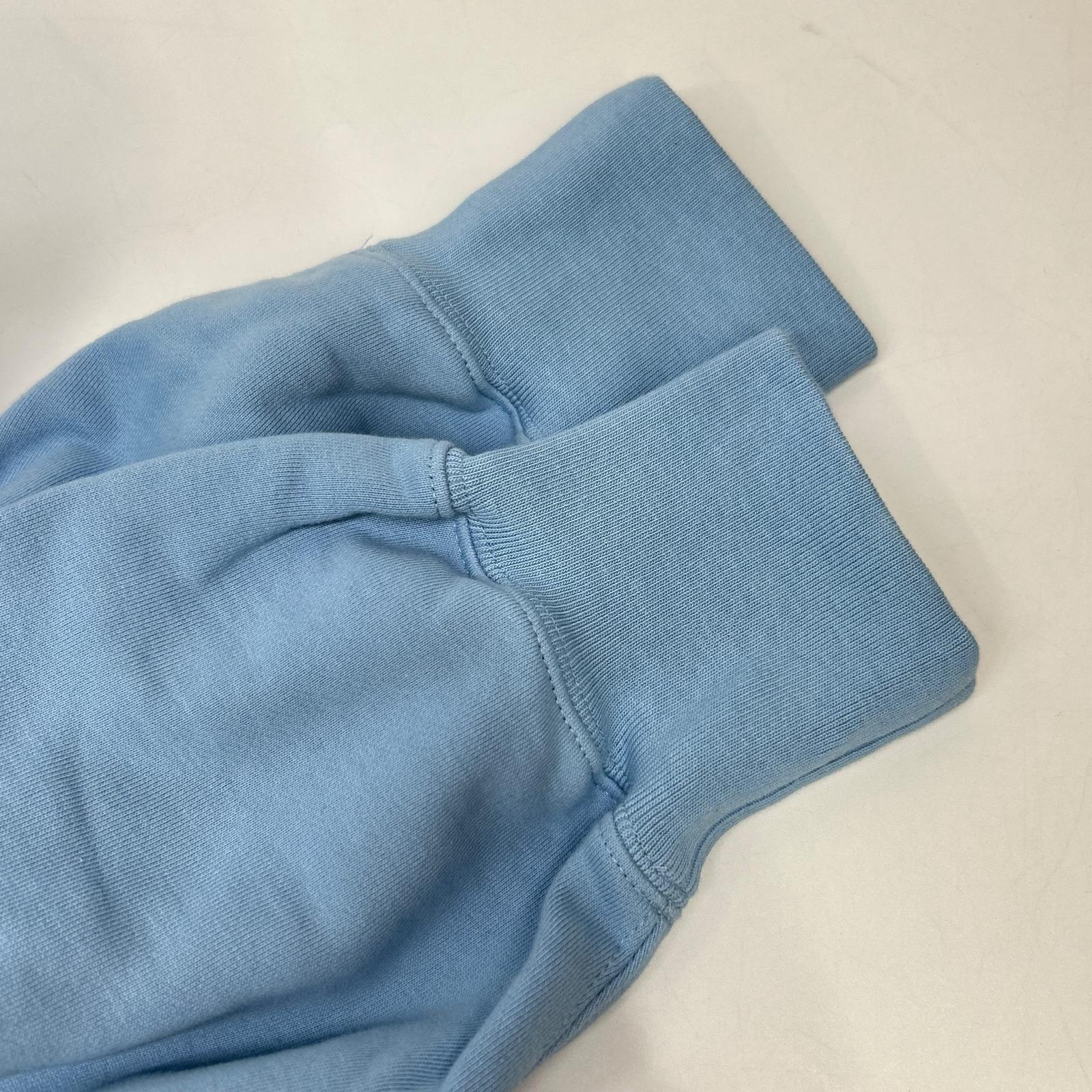 GUCCI Blue 787274 GG Logo Sweat Hoodie Top