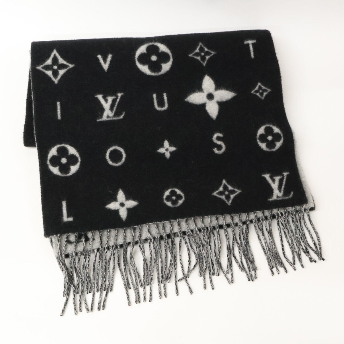 Excellent Condition, Domestic Authenticity, M97143, 100% Cashmere, Reykjavik Cloud Scarf, Stole, Women's