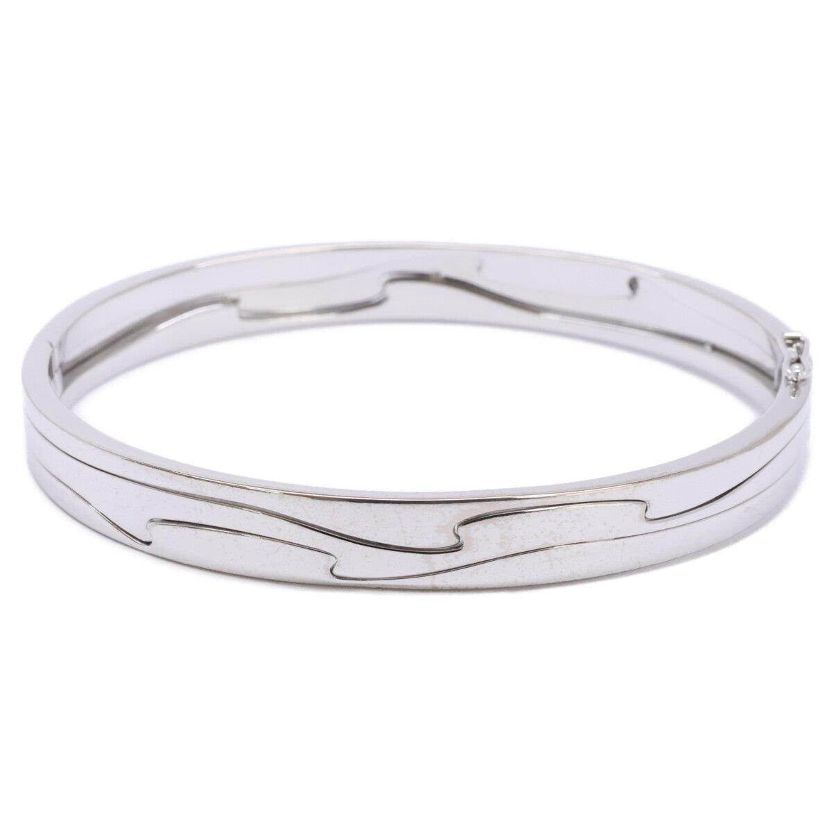 K18WG 3 Row Fusion Bangle M (165mm) Women's