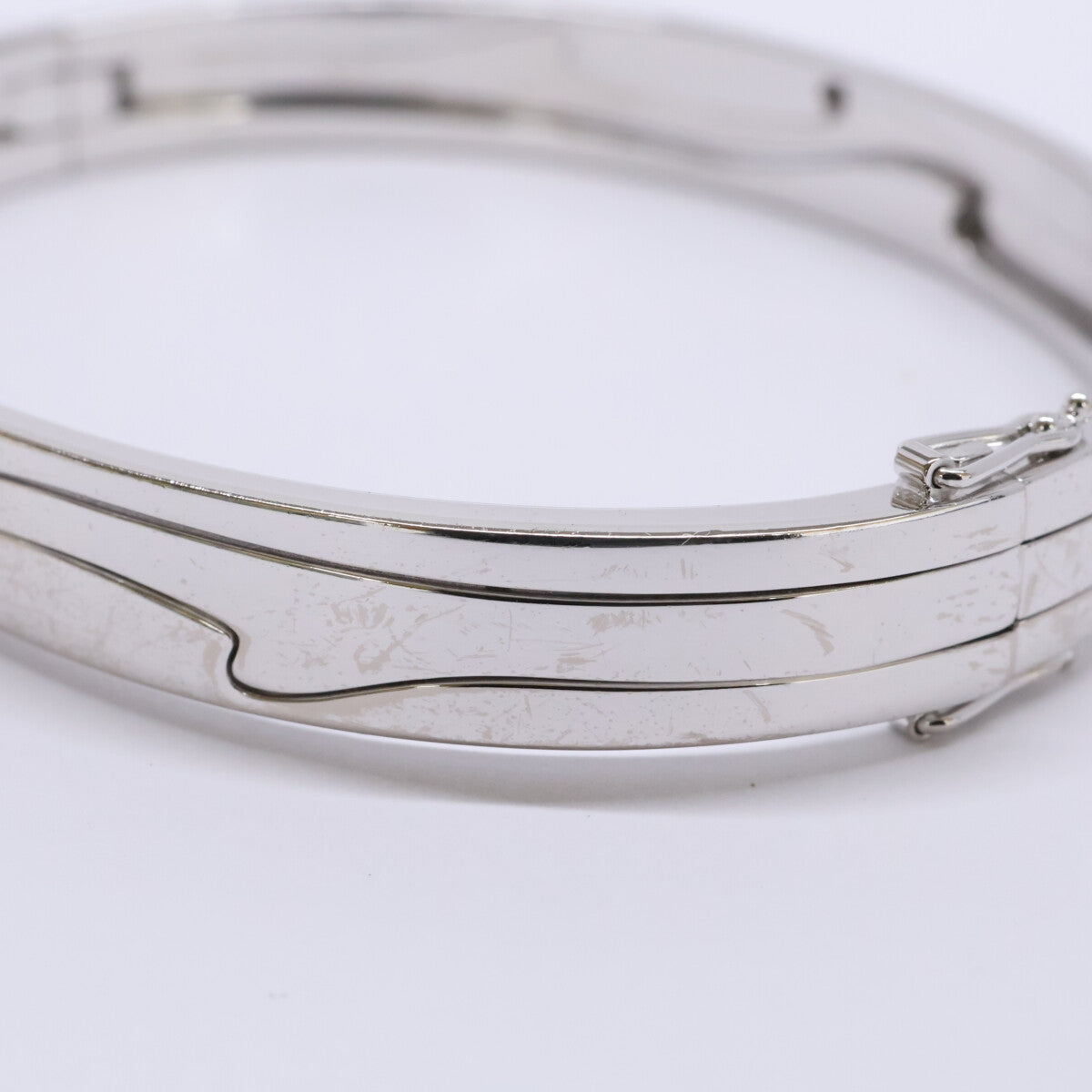 K18WG 3 Row Fusion Bangle M (165mm) Women's