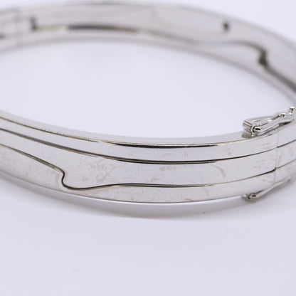 K18WG 3 Row Fusion Bangle M (165mm) Women's