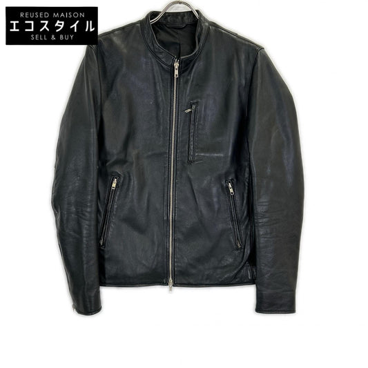BLACK 18-011-600-9800 SHEEPSKIN RIDERS JACKET Jacket M Men's