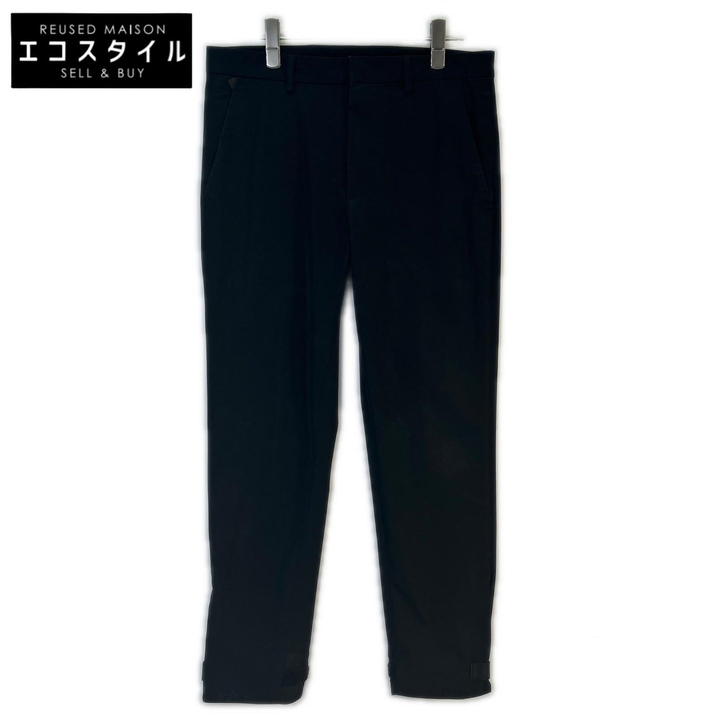 PRADA プラダ ブラック SPG46 2018年製 ナイロン パンツ ボトムス