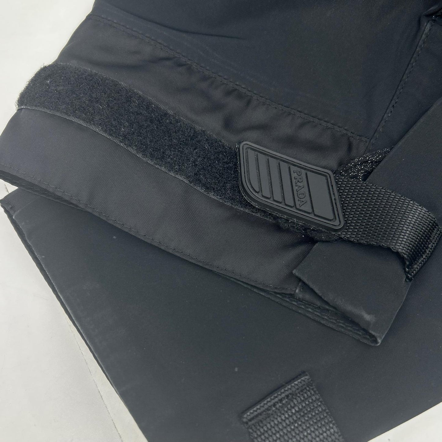 PRADA プラダ ブラック SPG46 2018年製 ナイロン パンツ ボトムス