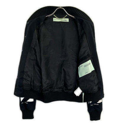 OFF-WHITE オフホワイト ブラック OMEA145S19272024 バックアローブルゾン トップス