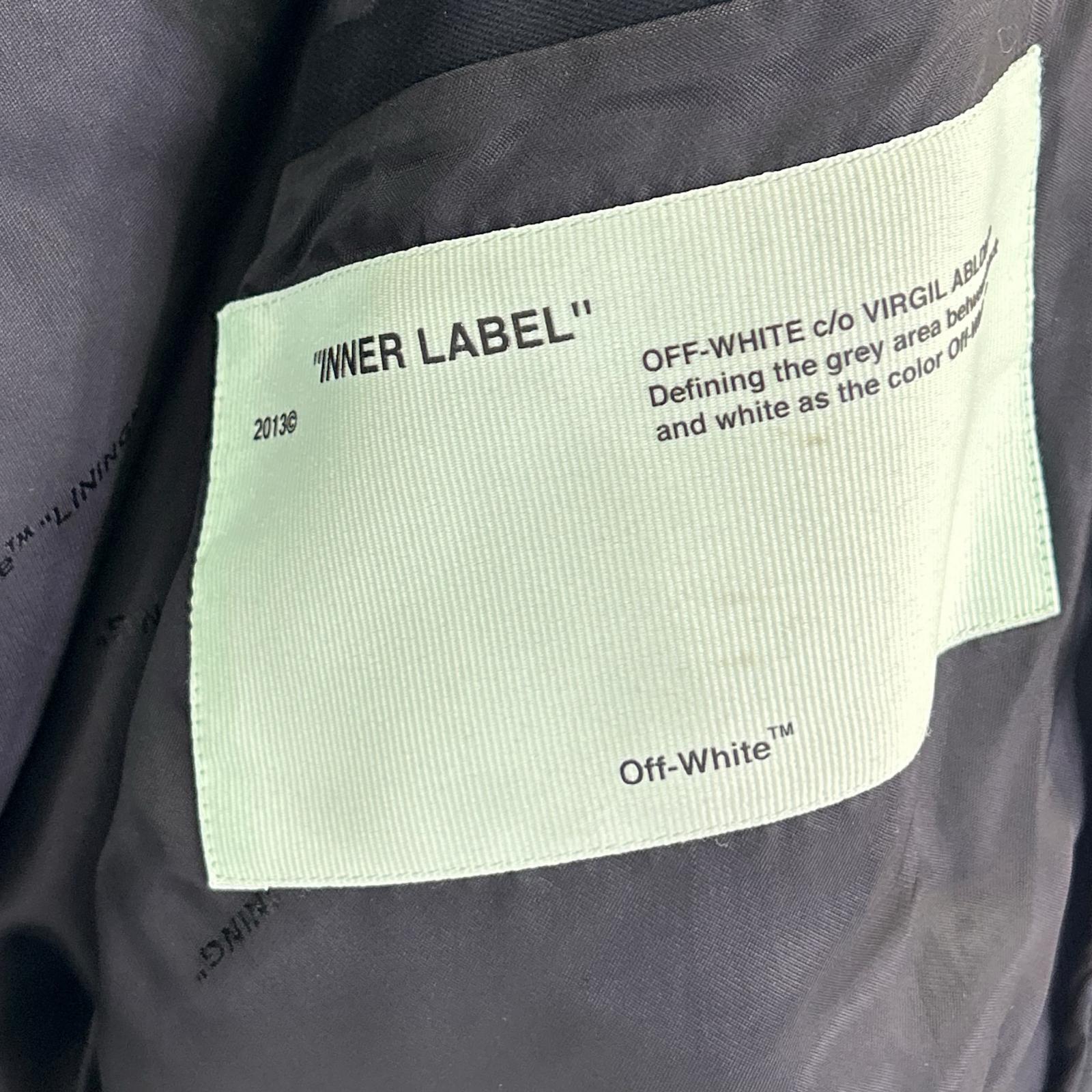 OFF-WHITE オフホワイト ブラック OMEA145S19272024 バックアローブルゾン トップス