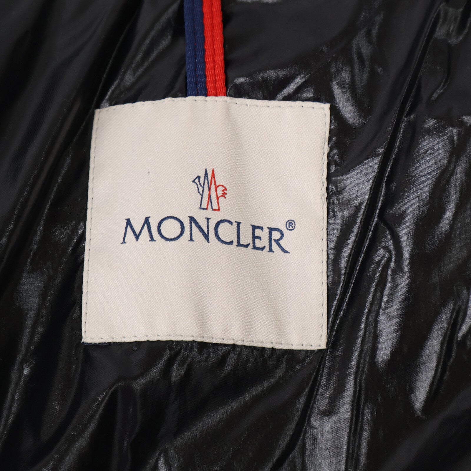 MONCLER モンクレール NEUVIC 総柄 斜めジップ フーディダウンジャケット ジャケット