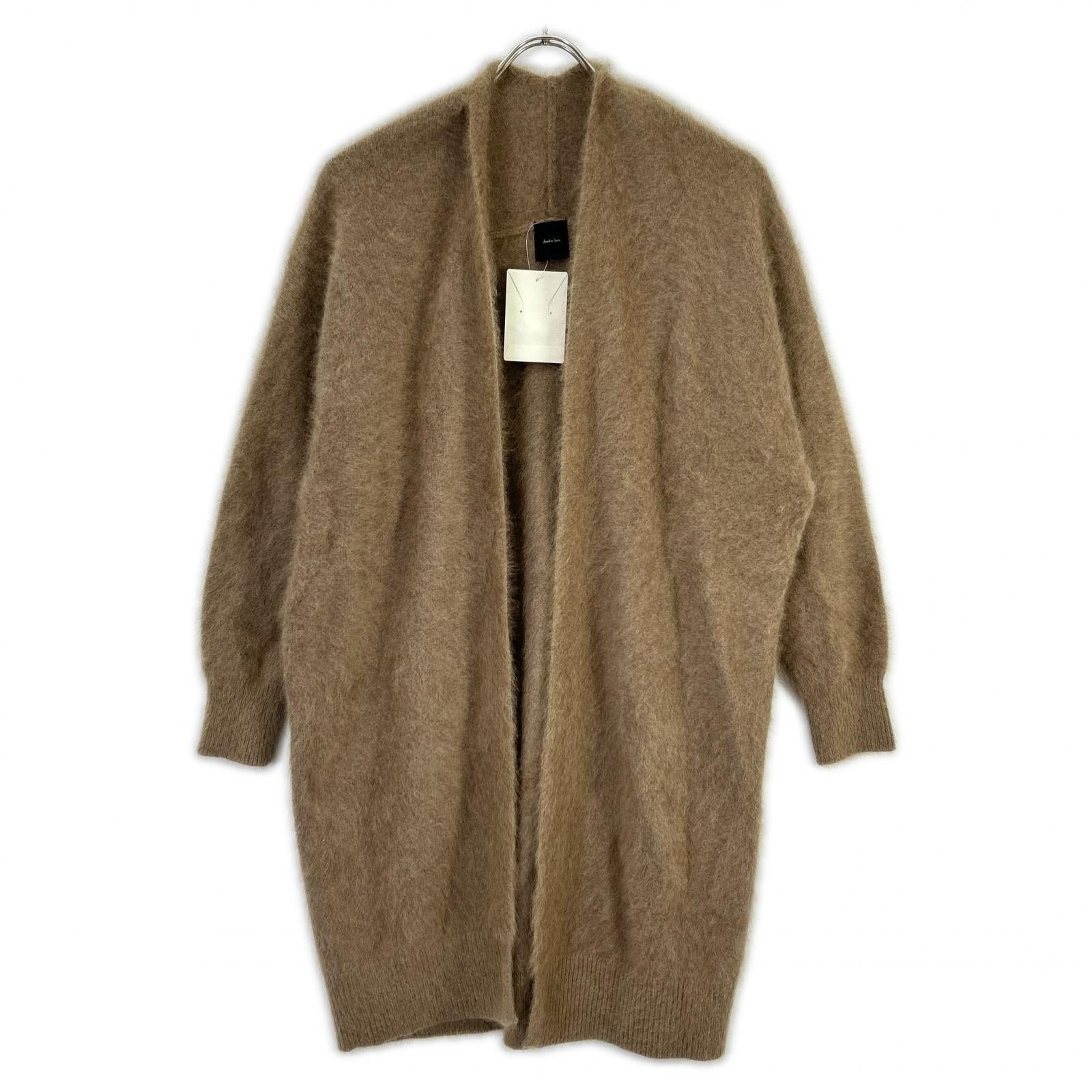 Spick&Span Spick and Span 棕色 20-080-200-4070 浣熊毛开衫外套