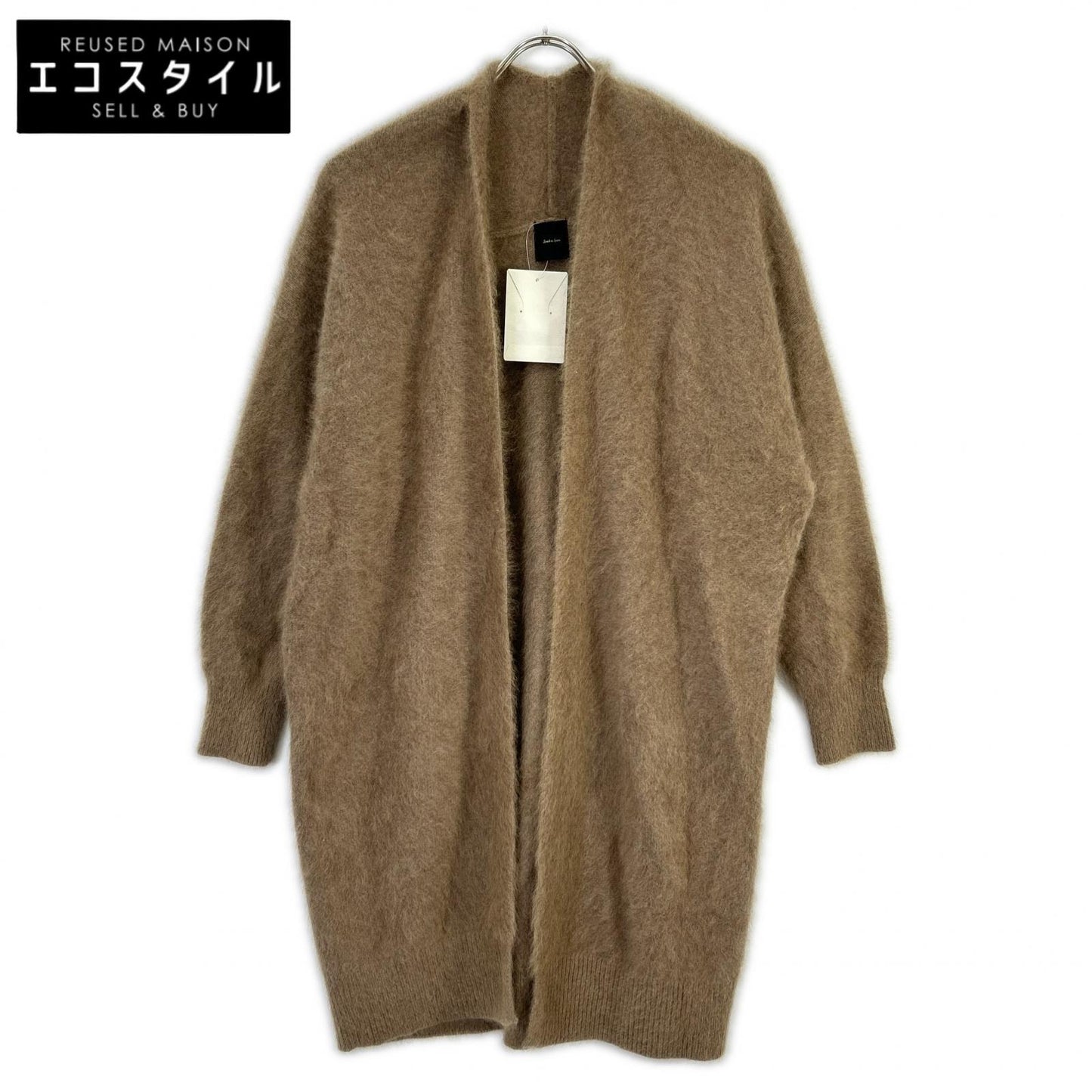Spick&Span Spick and Span 棕色 20-080-200-4070 浣熊毛开衫外套