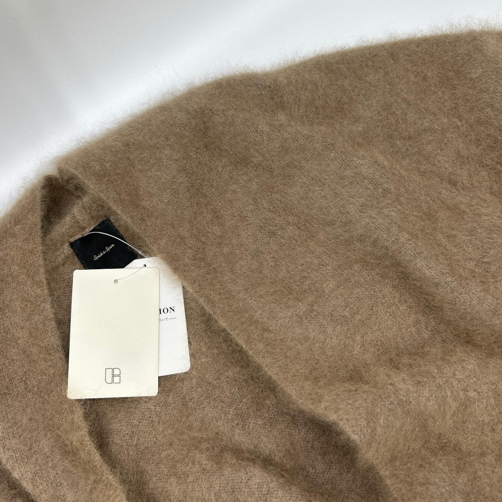 Spick&Span Spick and Span 棕色 20-080-200-4070 浣熊毛开衫外套