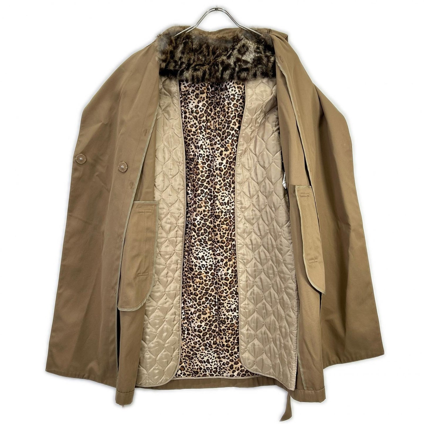 yoshie inaba YOSHIE INABA Beige B1238GFC700 Trench Coat with Lining