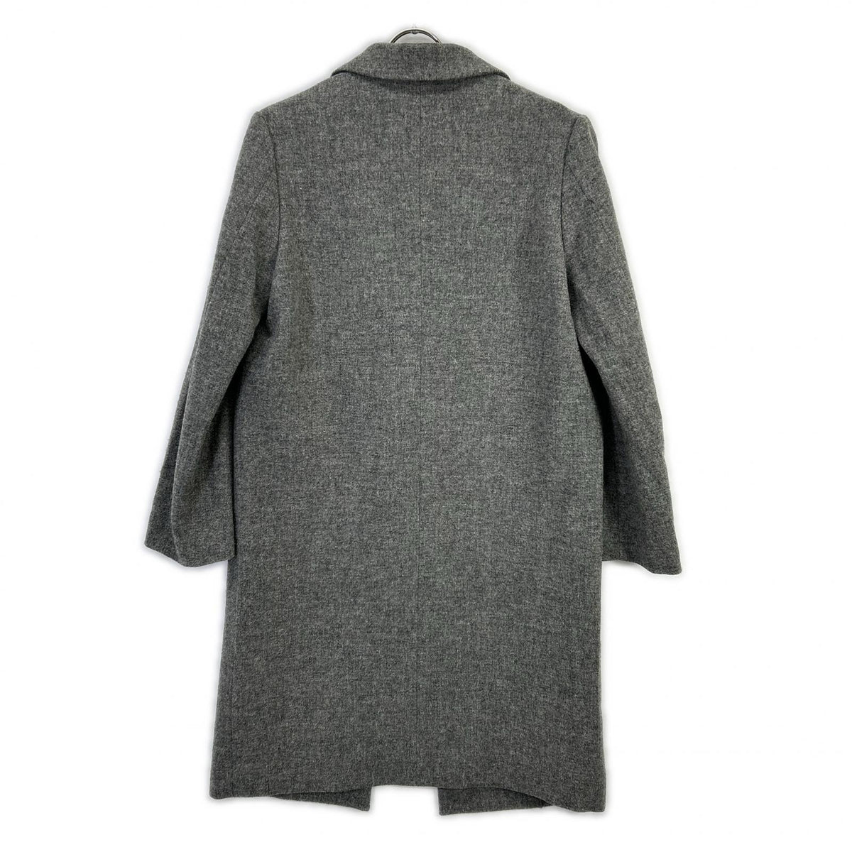 1er Arrondissement Premier Arrondissement Grey B1084AFC021 Wool Flannel Chester Coat Coat